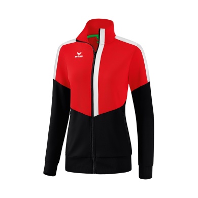 Erima Trainingsjacke Squad Worker rot/schwarz/weiss Damen